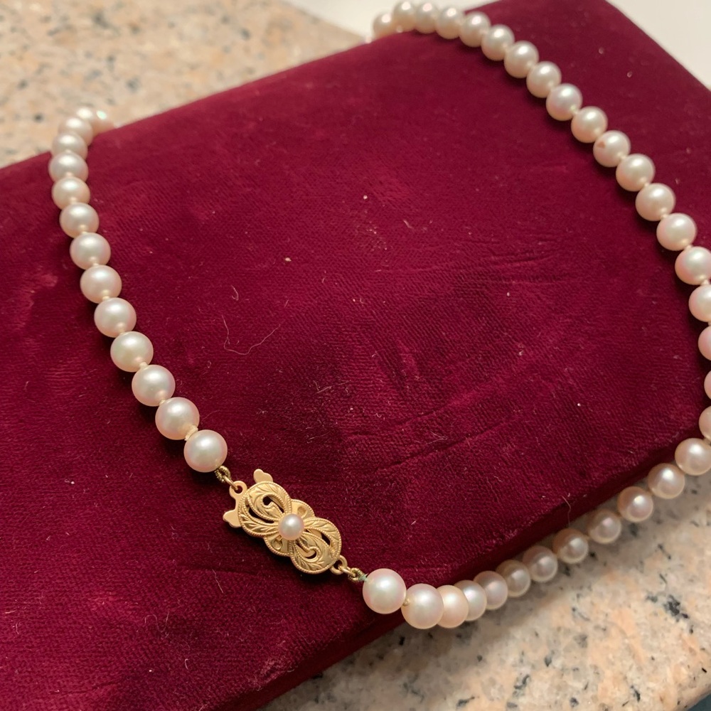 Mikimoto pearl necklace